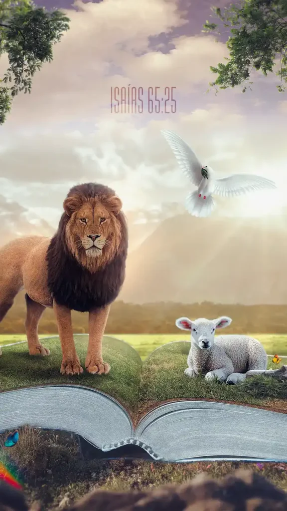Publicidad_FotoManipulacion_Retoque_MattePainting_Biblico_Leon_Cordero_EspirituSanto_Isaias65_25