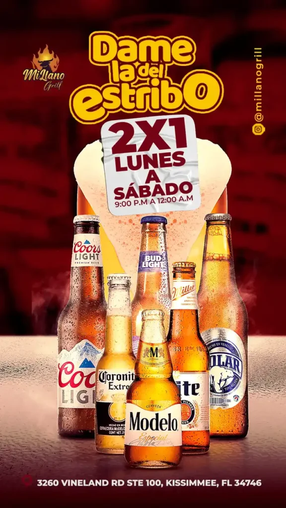 Publicidad_FotoManipulacion_socialmedia_Bebidas_Cervezas_BudLight_CoorsLight_Coronita_Modelo_Polar_Lite_MiLlanoGrill