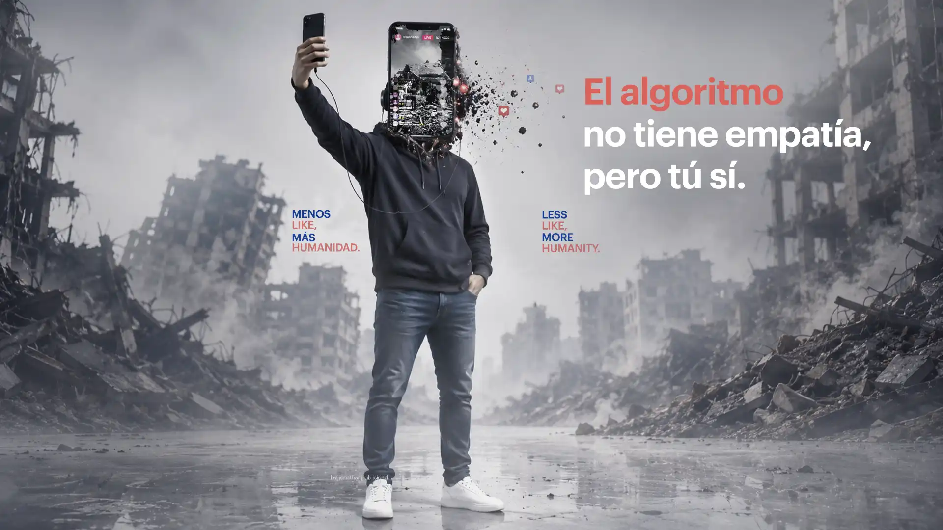 Publicidad-creativa-campaña-humanitaria-conciencia-menos-likes-mas-humanidad-mores-likes-less-humanity-jonathanpublicidad