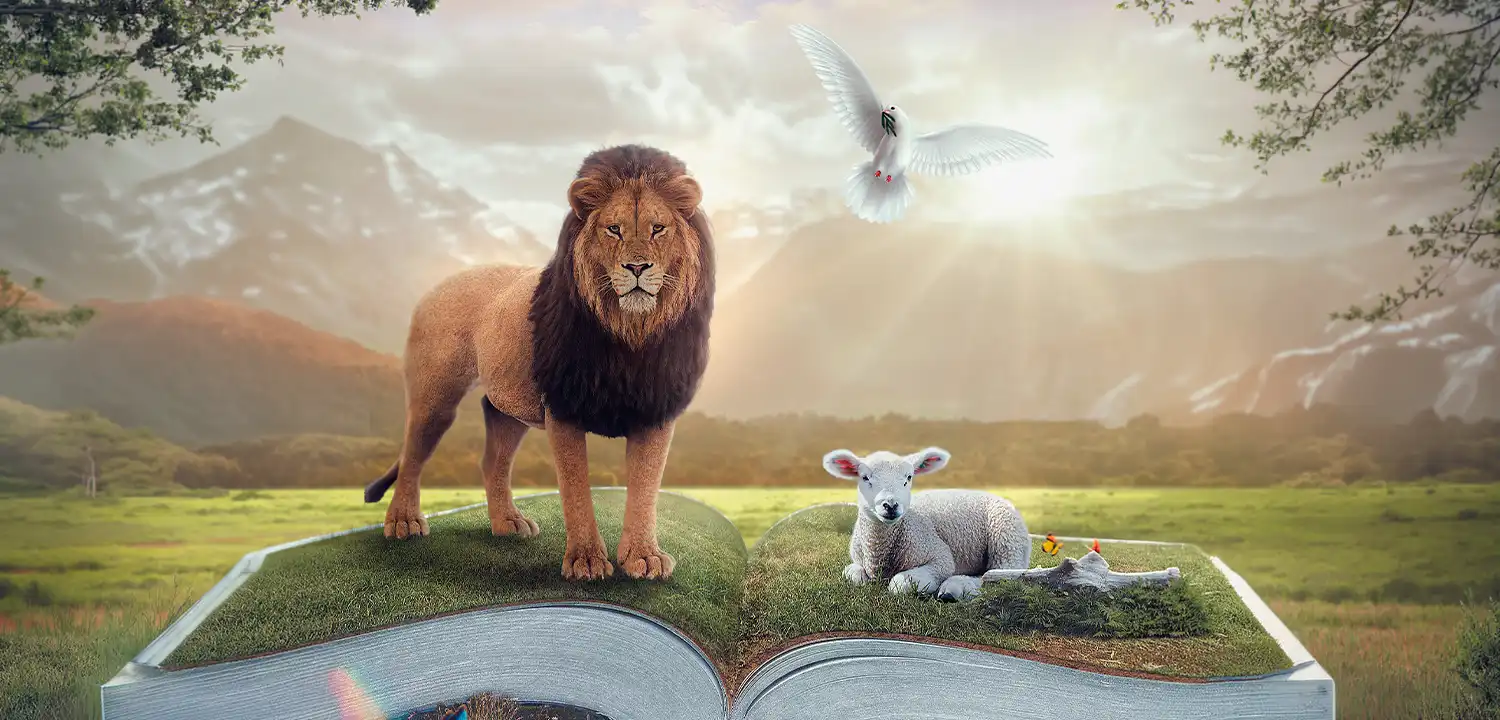 Publicidad-diseño-biblico-fotomontaje-matte-paiting-manipulacion-de-imagen-Leon-y-El-cordero-Jonathanpublicidad