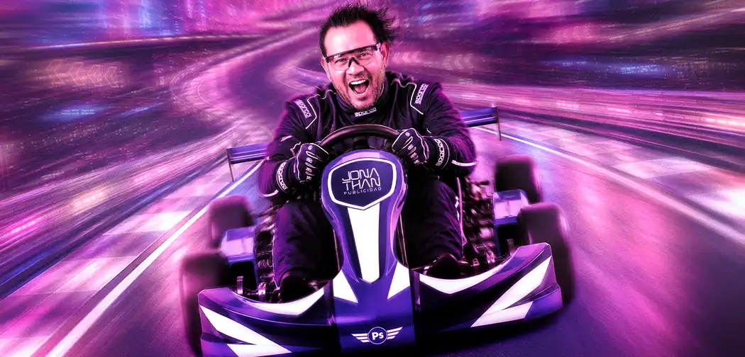 Publicidad-creativa-carro-de-carrera-meteoro-speed-Jonathanpublicidad