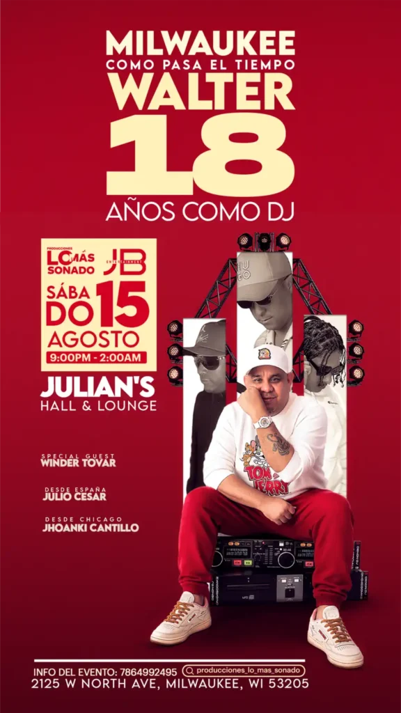 Publicidad-flyer-stories-para-eventos-18-aniversario-Trayectoria-Dj-Walter-Milwaukee