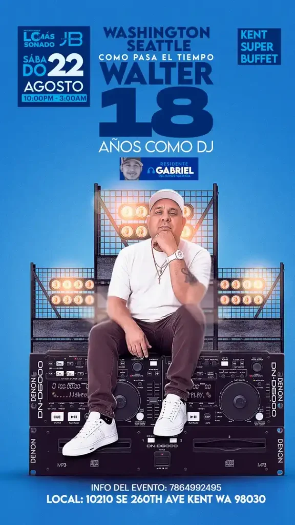Publicidad-flyer-stories-para-eventos-18-años-trayectoria-dj-walter-washington-seattle