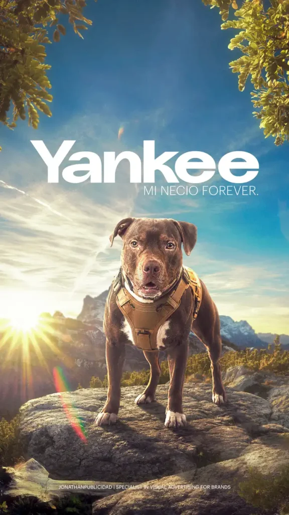 Publicidad-stories-poster-estilo-de-pelicula-Yankee-Pitbull-the-fool-forever-el-necio-por-siempre