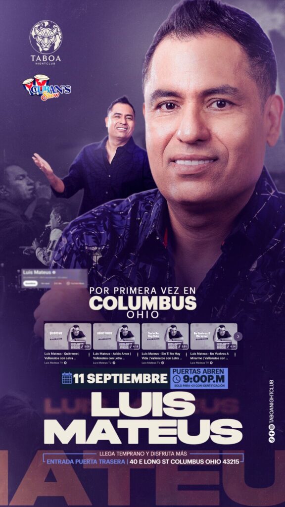 Publicidad-flyer-stories-para-eventos-Luis-Mateus-Concierto-Columbus-Ohio-2026-Taboa-Night-club