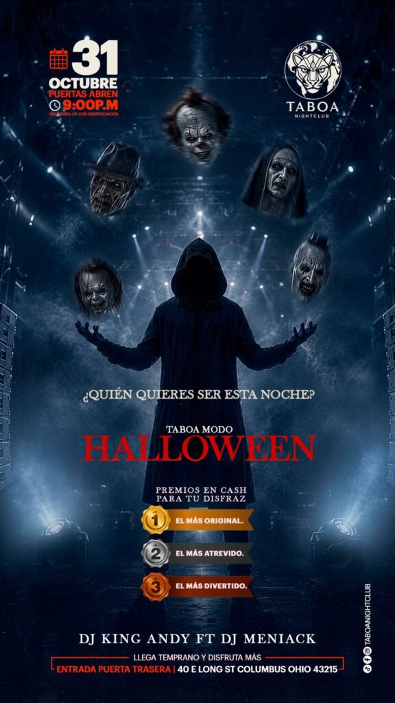 Publicidad-flyer-stories-para-eventos-halloween-taboa-night-club-columbus-ohio-oficial
